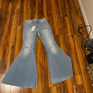 Flared jeans